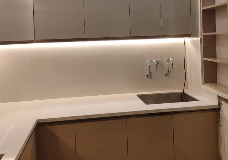 Pu Paint Coat Modular Kitchen