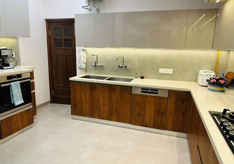 Handless modular kitchen